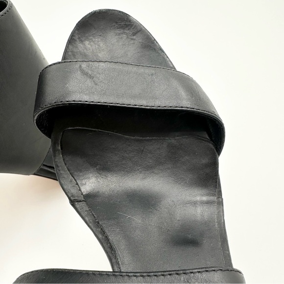 Manolo Blahnik Slingback Leather Peep Toe High Heels - Picture 6 of 14